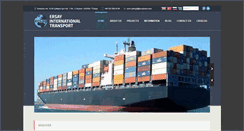 Desktop Screenshot of ersaytrans.com