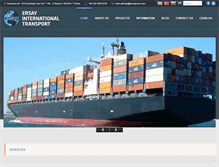 Tablet Screenshot of ersaytrans.com
